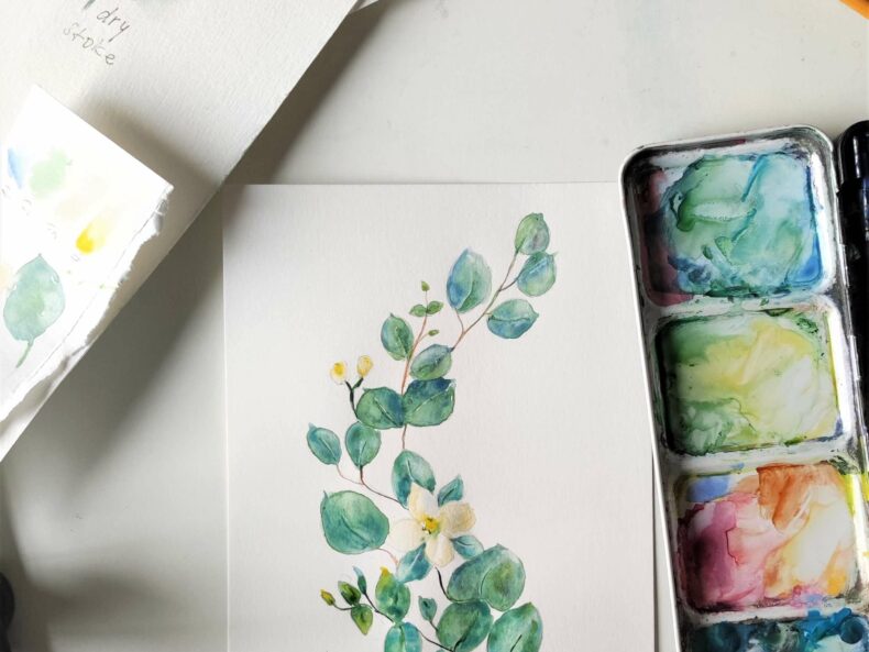 Eukalyptus Aquarell-Workshop